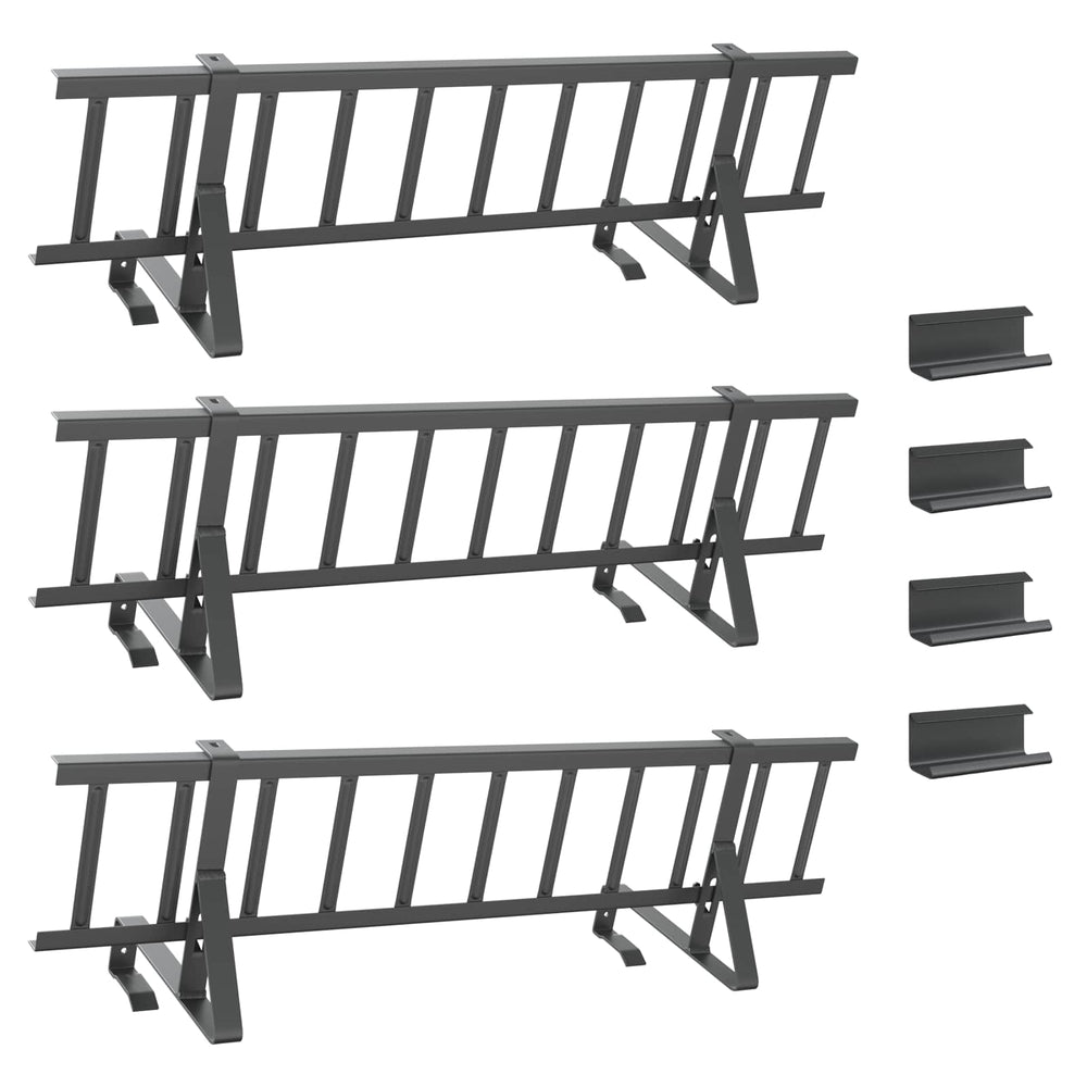 Dachschneeschild Anthrazit Stahl 300cm