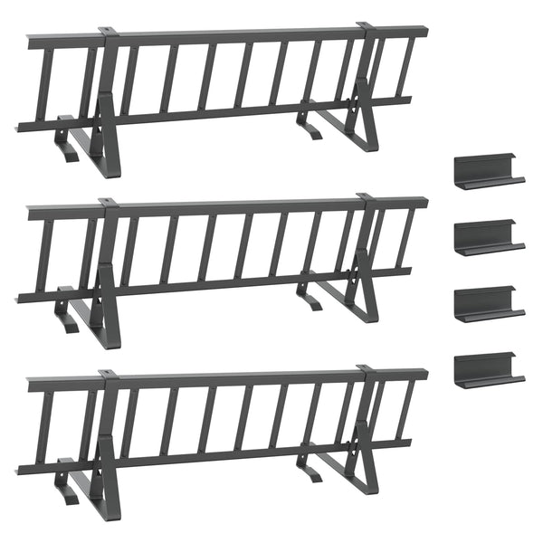 Dachschneeschild Anthrazit Stahl 300cm