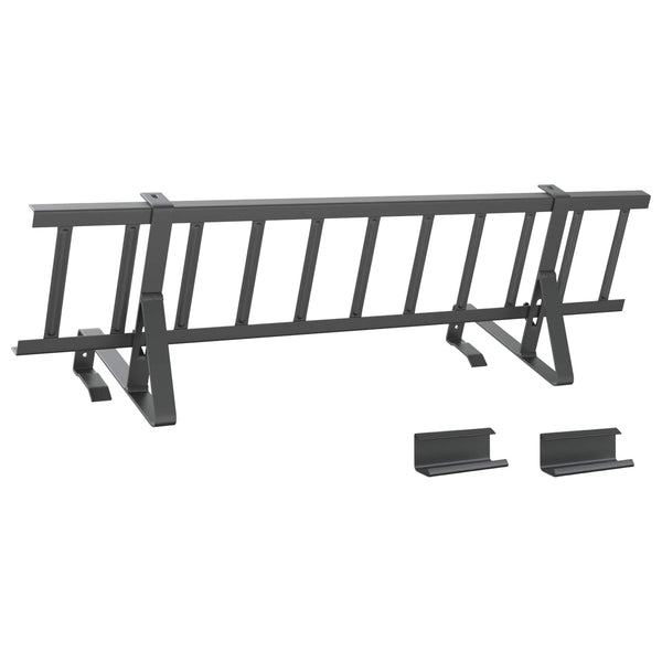Anthrazit Dach Schneeschild Stahl 800cm