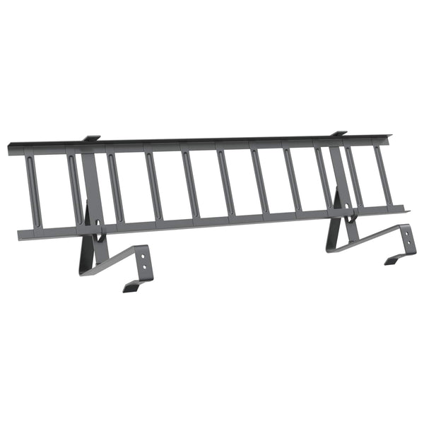 Anthrazit Dach Schneeschild Stahl 800cm