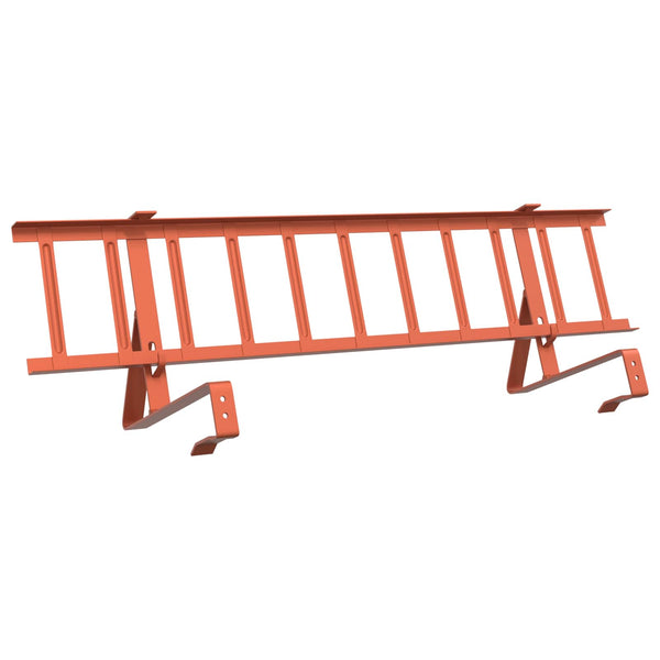 Dachschneefang Rot Stahl 100cm