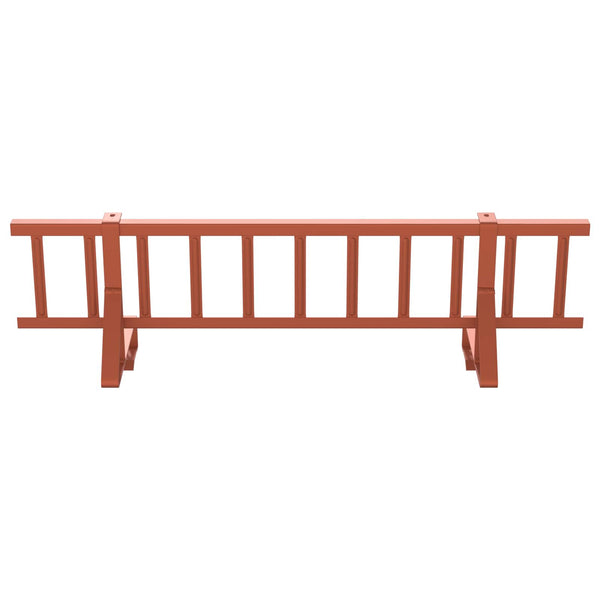 Dachschneefang Rot Stahl 100cm