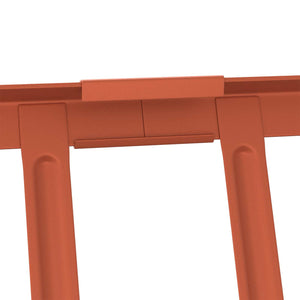 Roter Dachschneeschutz Stahl 800 cm
