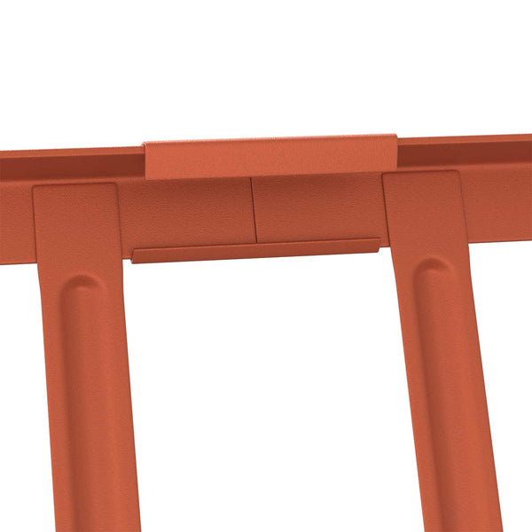 Roter Dachschneeschutz Stahl 800 cm