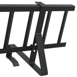 Dachschneeschild Stahl Schwarz 300cm