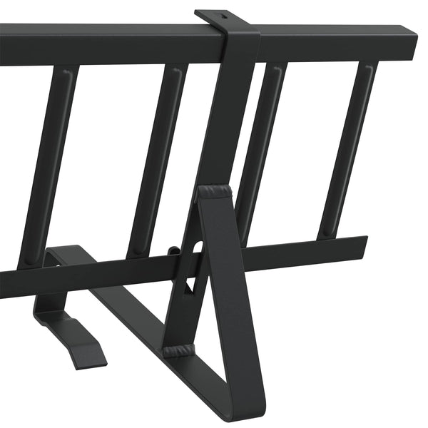 Dachschneeschild Stahl Schwarz 300cm