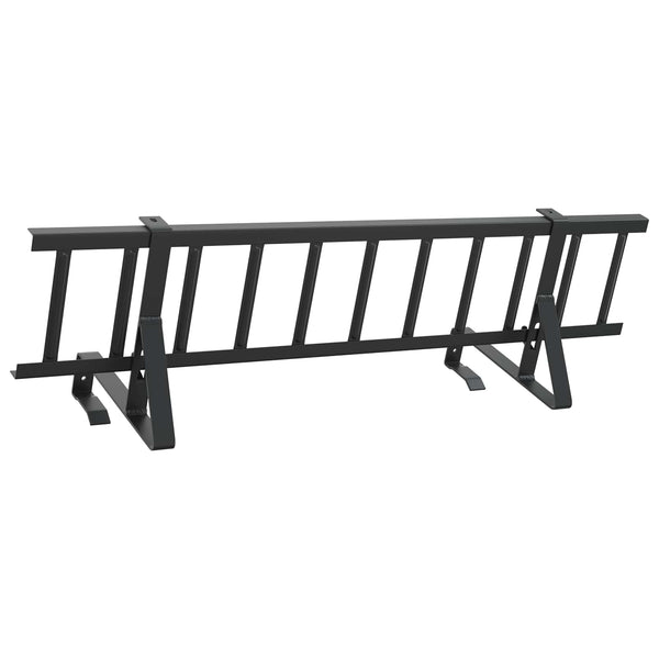 Dachschneeschild Stahl Schwarz 300cm