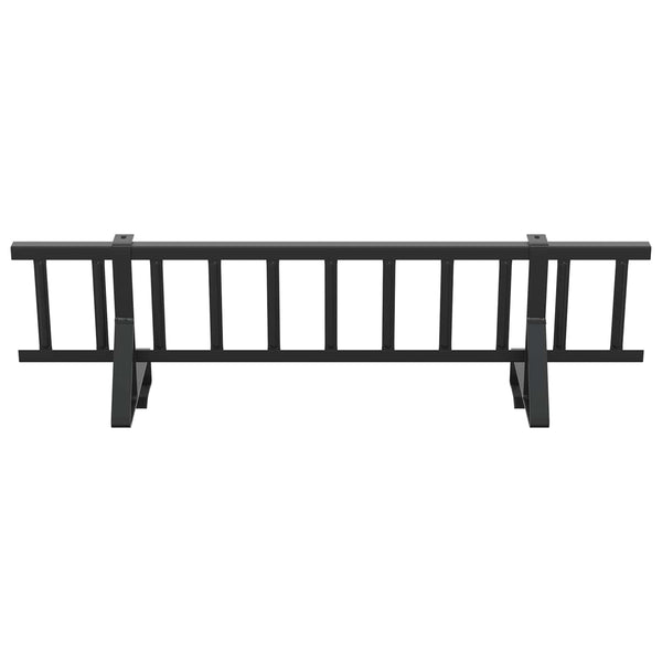 Dachschneeschild Stahl Schwarz 300cm