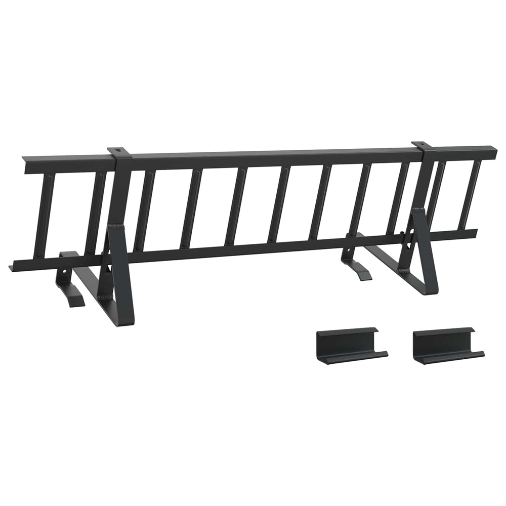 Dachschneeschild Stahl Schwarz 800cm