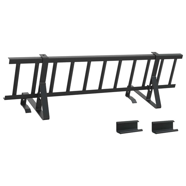 Dachschneeschild Stahl Schwarz 800cm