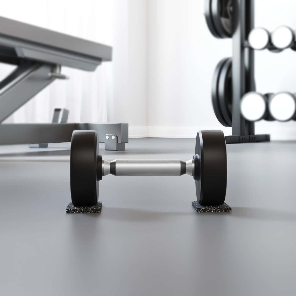 Gummi Granulat Rolle Schwarz 200cm
