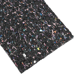 Gummi Granulat Rolle Schwarz 1000 x 8 x 0,6 cm