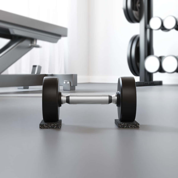 Gummi Granulat Rolle Schwarz, 200x8x0,6cm