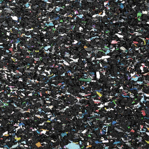 Gummi Granulat Rolle Schwarz 1000 x 8 cm