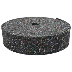 Gummi Granulat Rolle Schwarz 200x8x1cm