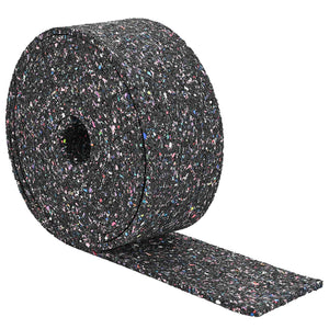 Gummi Granulat Rolle Schwarz 500x10x0,3cm