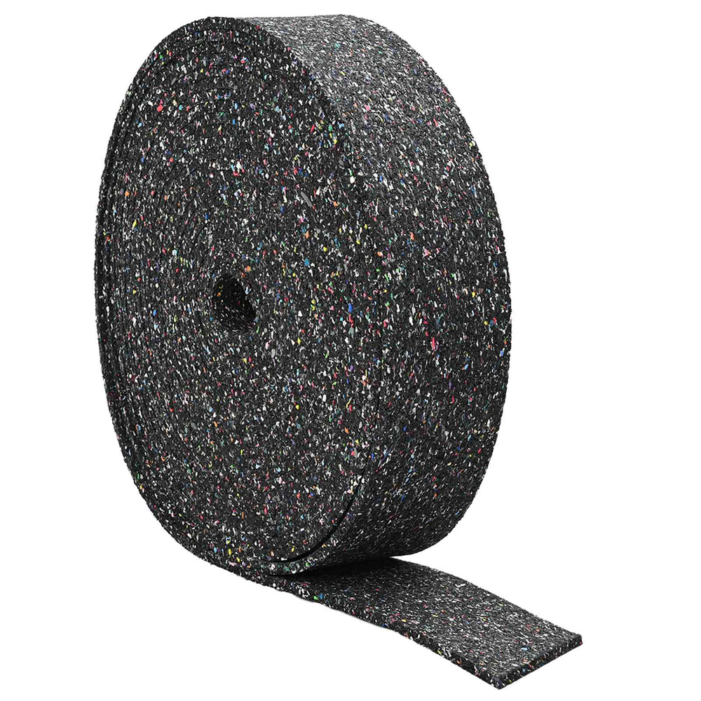 Gummi Granulat Rolle Schwarz 200x10x0,3cm