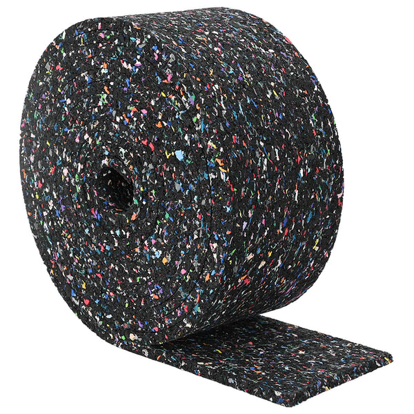 Gummi Granulat Rolle Schwarz 100x10x0,8cm
