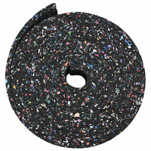 Gummi Granulat Rolle Schwarz 100x10x0,8cm
