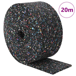 Gummi Granulat Rolle Schwarz 200x10x0,8cm
