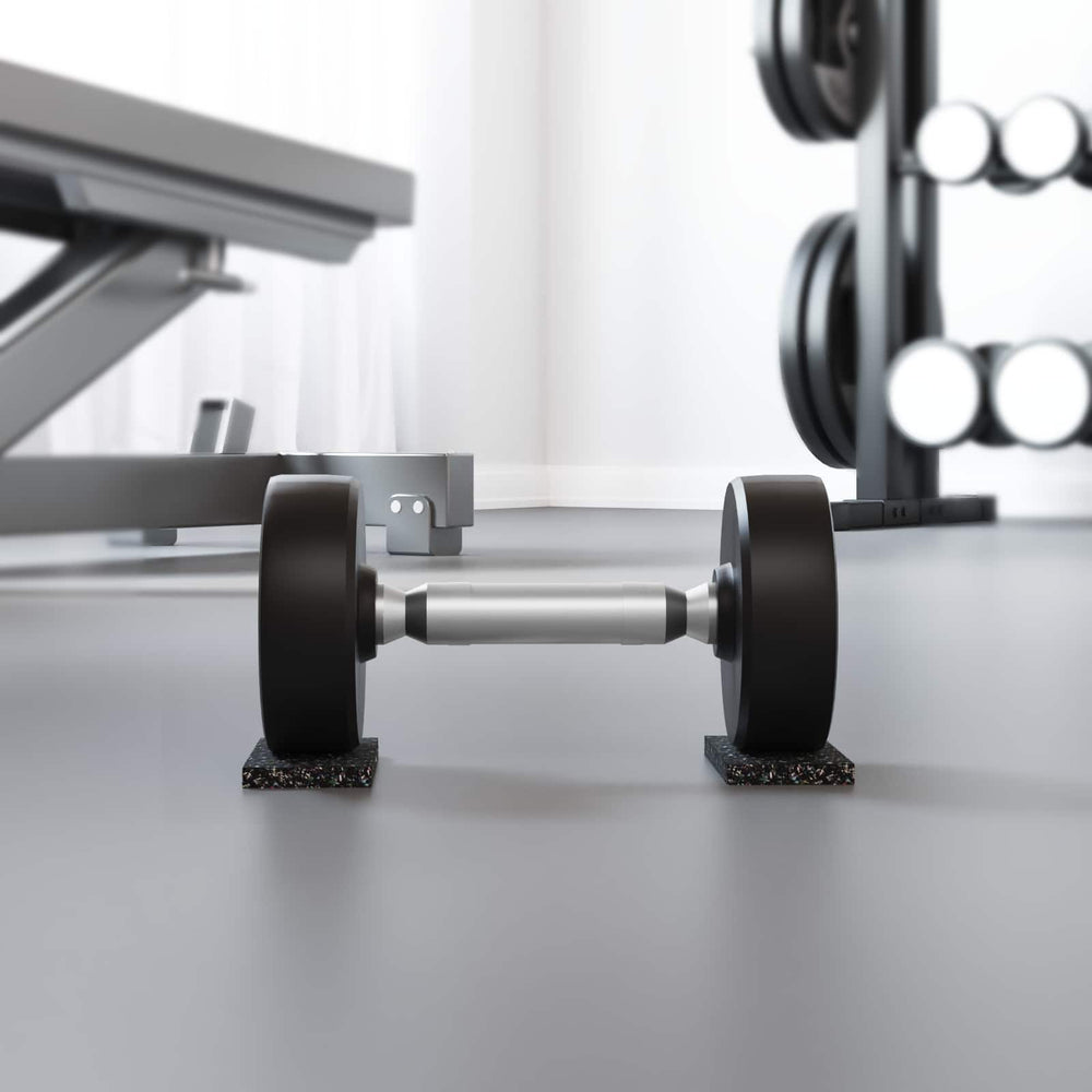 vidaXL Rubber Granulate Roll Black 500 x 10 x 1 cm Rubber