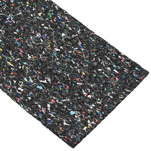 Gummi Granulat Rolle Schwarz 1000x10x1 cm