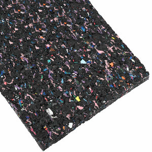 Gummi Granulat Rolle Schwarz 1000 x 12 cm
