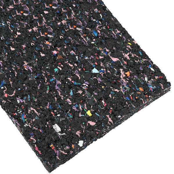 Gummi Granulat Rolle Schwarz 1000 x 12 cm