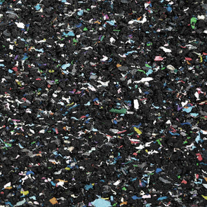 Gummi Granulat Rolle Schwarz 1000 x 12 cm