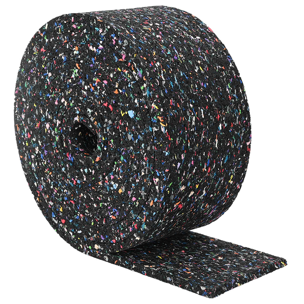 Gummi Granulat Rolle Schwarz 1000x12x0,6cm