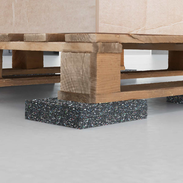 Gummi Granulat Rolle, Schwarz, 200x12x0.6cm