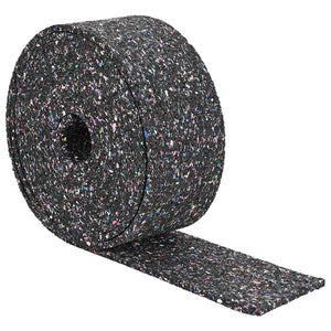 Gummi Granulat Rolle Schwarz 200 cm