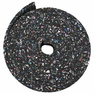 Gummi Granulat Rolle Schwarz 200 cm