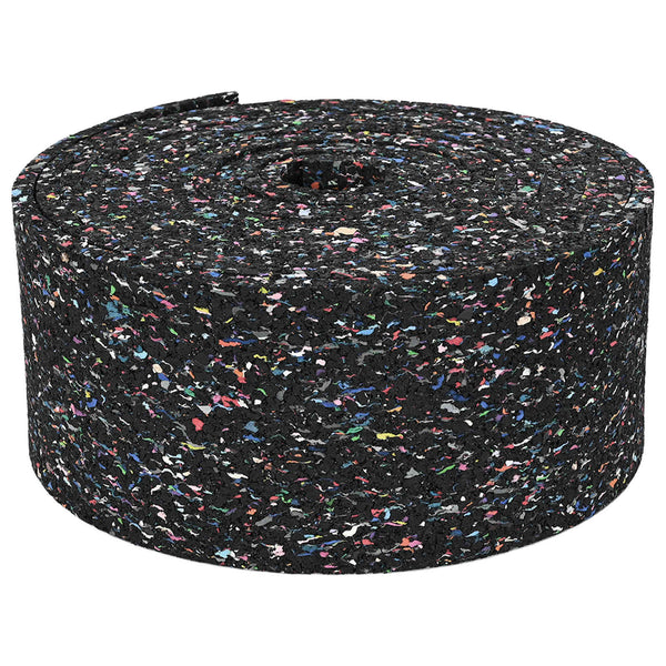 Gummi Granulat Rolle Schwarz 1000 x 12 x 0,8 cm