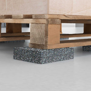 Gummi Granulat Rolle Schwarz 200x12x0,8cm