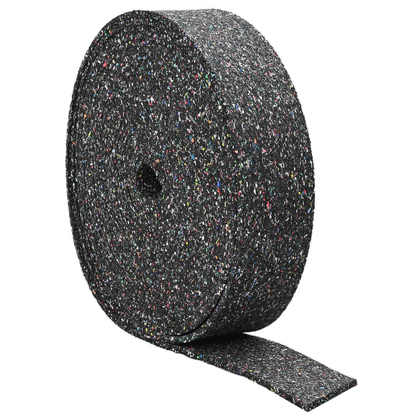Gummi Granulat Rolle Schwarz 200x12x1cm