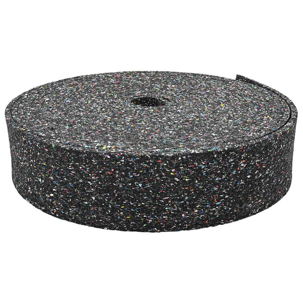 Gummi Granulat Rolle Schwarz 200x12x1cm