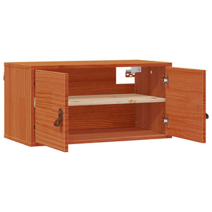 Wachsbrauner Wandschrank Kiefer Massivholz 60x30