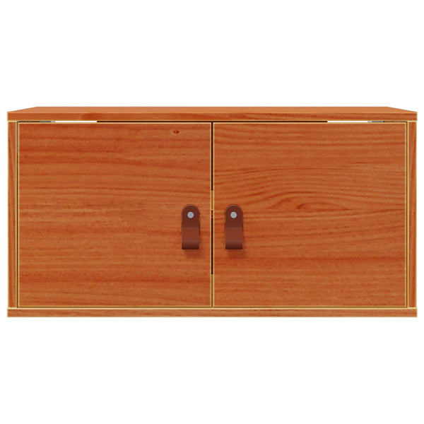 Wachsbrauner Wandschrank Kiefer Massivholz 60x30