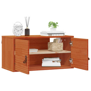 Wachsbrauner Wandschrank Kiefer Massivholz 60x30