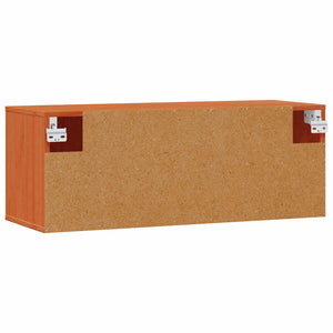 Wachsbrauner Wandschrank Kiefer Massivholz 80cm