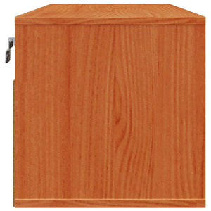 Wandschrank mit Regal, 2er Set, Wachsbraun