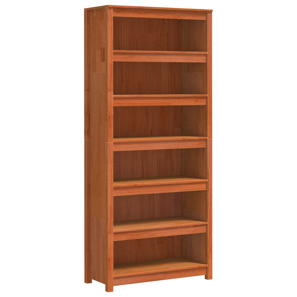 Bücherregal Wachsbraun Massivholz 80x183cm