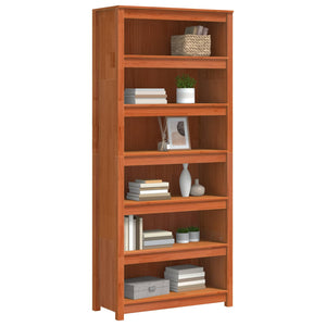 Bücherregal Wachsbraun Massivholz 80x183cm