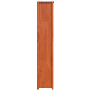 Bücherregal Wachsbraun Massivholz 80x183cm