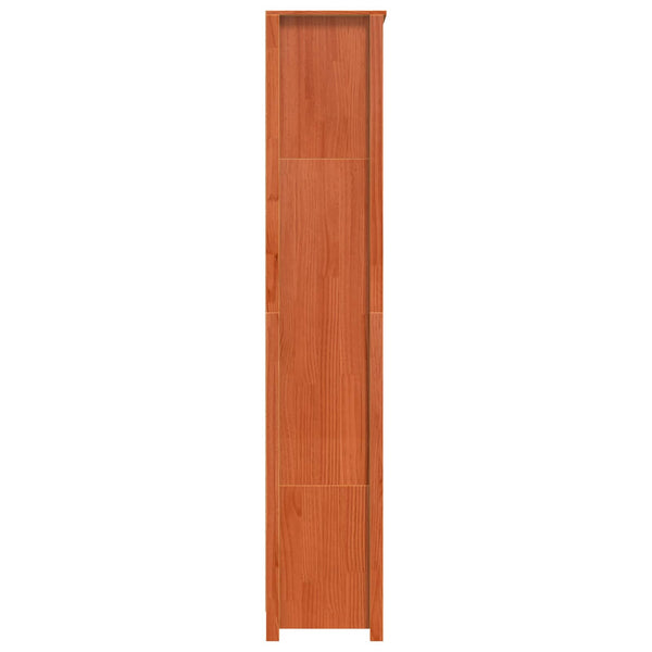Bücherregal Wachsbraun Massivholz 80x183cm