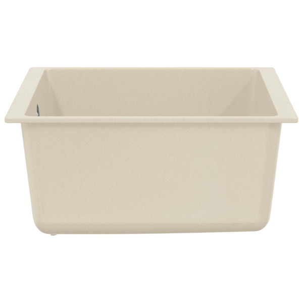 Beige Küchenspüle, 430 x 460 mm