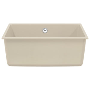 Beige Küchenspüle, 530 x 460 mm