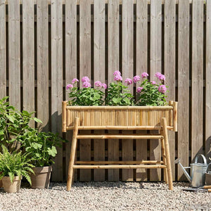 Bambus Garten Pflanzkasten mit Halter