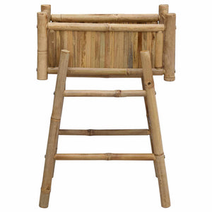 Bambus Gartenpflanzer mit Halter